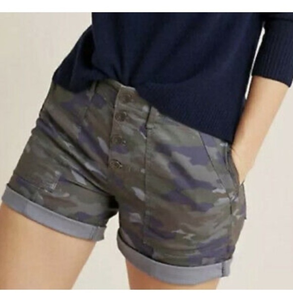 Anthropologie The Wanderer camo short size 25 EUC - Picture 2 of 7